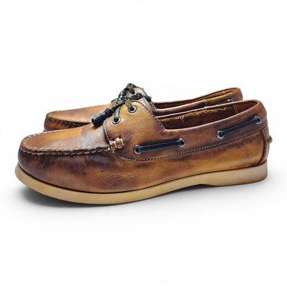Worn Out Boat Shoe — Tan · Archive No.1502