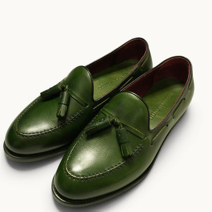 ML Tassel Loafer — Green · Archive No.1507
