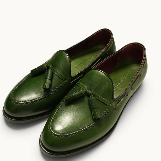ML Tassel Loafer — Green · Archive No.1507
