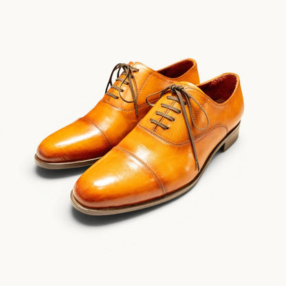 MP Captoe Oxford — Oak (Calf) · Archive No.1534