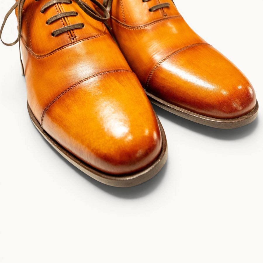 MP Captoe Oxford — Oak (Calf) · Archive No.1534