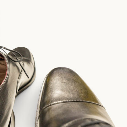 MP Captoe Oxford — Black (Calf) · Archive No.1563