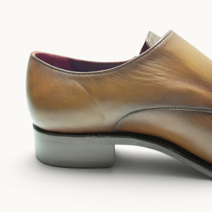 GYW MP Double Monk Strap — Tobacco Patina (Calf) · Archive No.1603