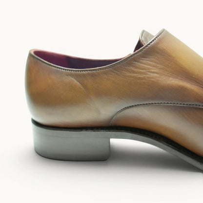 GYW MP Double Monk Strap — Tobacco Patina (Calf) · Archive No.1603