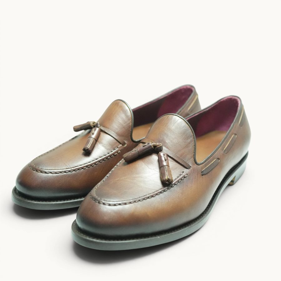 ML Tassel Loafer — Tobacco Patina · Archive No.1613