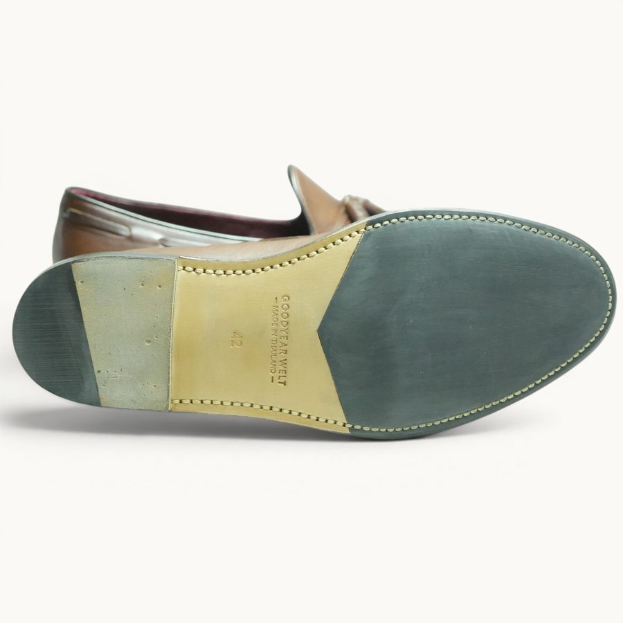 ML Tassel Loafer — Tobacco Patina · Archive No.1613