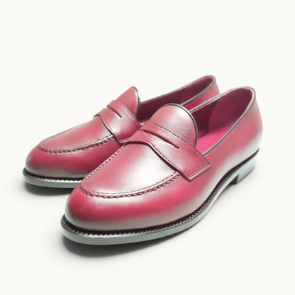 ML Penny Loafer — Ruby Patina · Archive No.1619