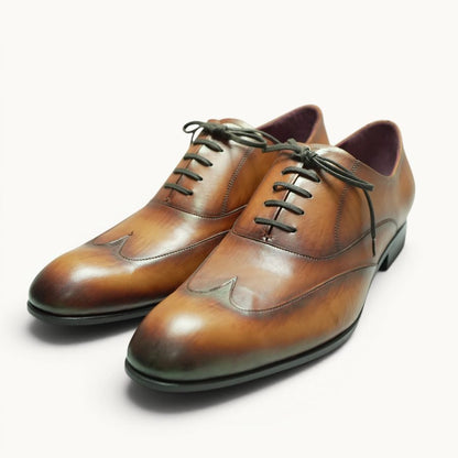 MP Wingtips — Oak Patina (Calf) · Archive No.1624