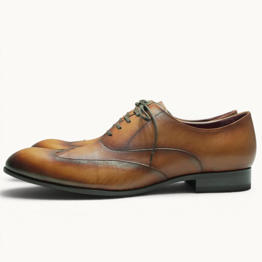MP Wingtips — Oak Patina (Calf) · Archive No.1624