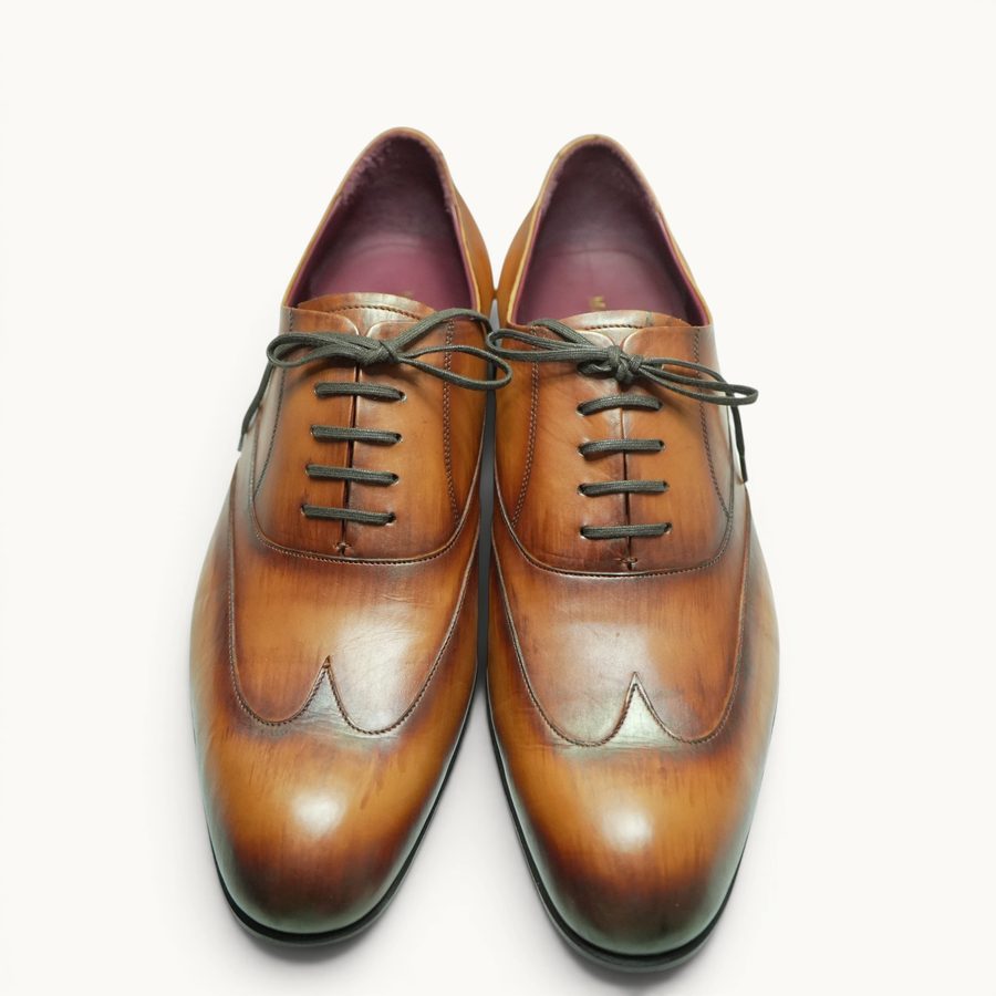 MP Wingtips — Oak Patina (Calf) · Archive No.1624
