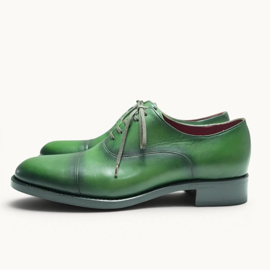 GYW MP Captoe Oxford (N) — Green Patina (Calf) · Archive No.1629