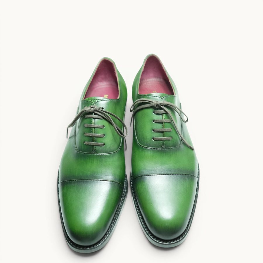 GYW MP Captoe Oxford (N) — Green Patina (Calf) · Archive No.1629