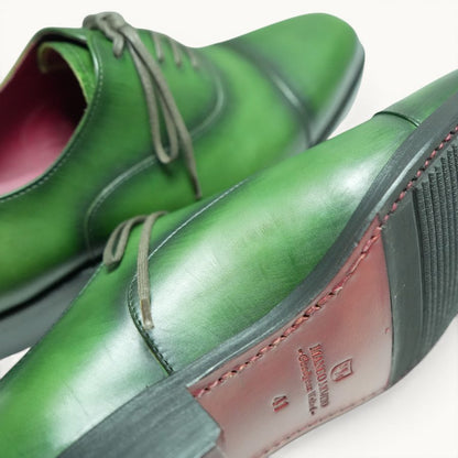 GYW MP Captoe Oxford (N) — Green Patina (Calf) · Archive No.1629