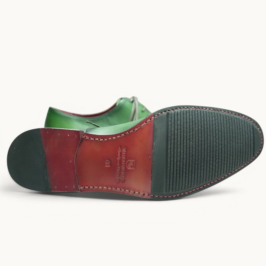 GYW MP Captoe Oxford (N) — Green Patina (Calf) · Archive No.1629