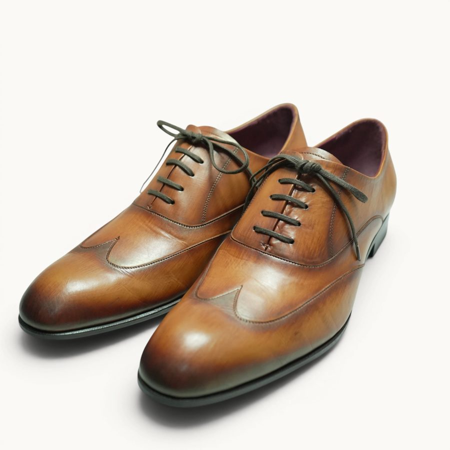 MP Wingtips — Oak Patina (Calf) · Archive No.1658