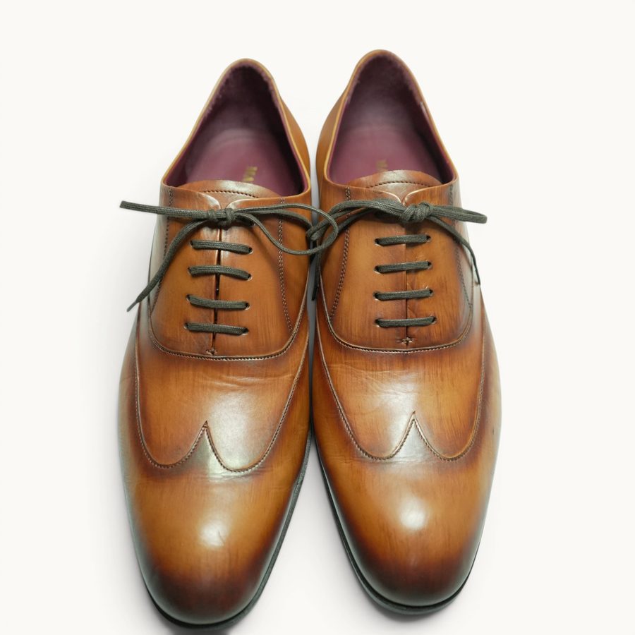 MP Wingtips — Oak Patina (Calf) · Archive No.1658