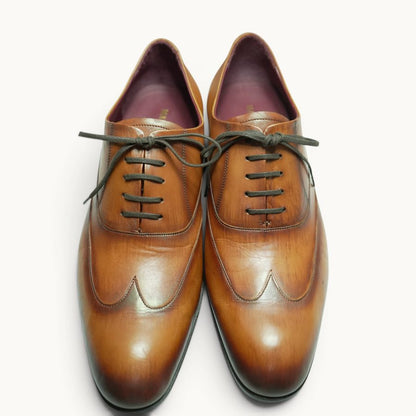 MP Wingtips — Oak Patina (Calf) · Archive No.1658
