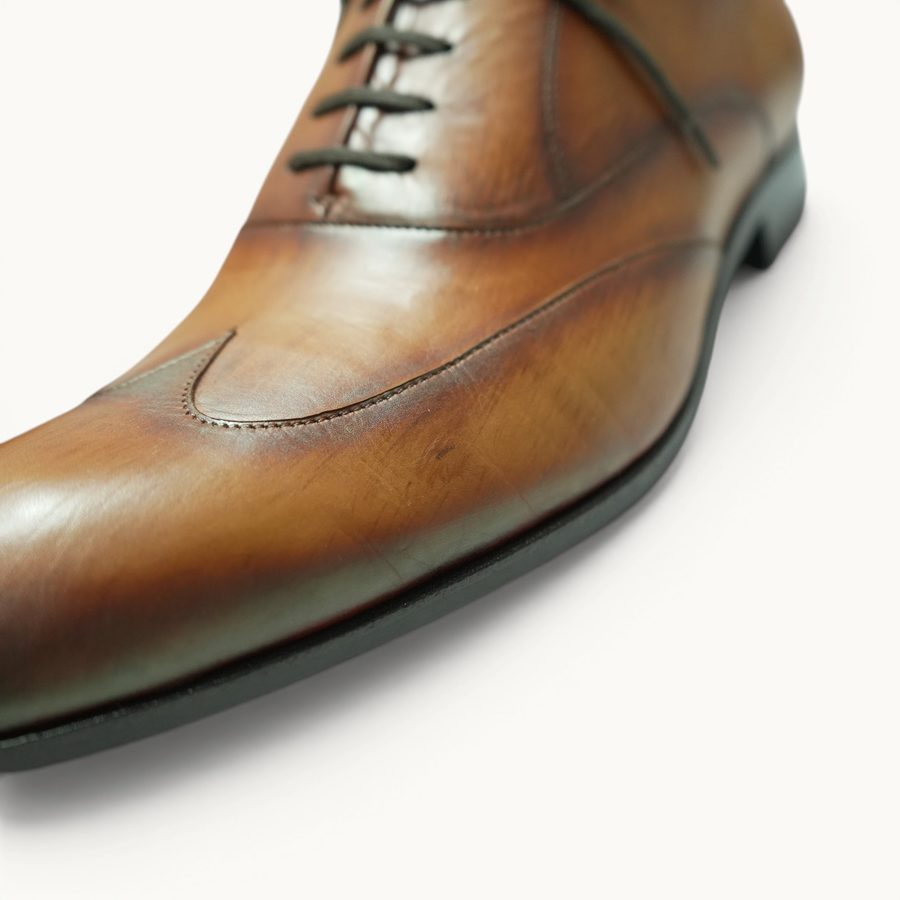 MP Wingtips — Oak Patina (Calf) · Archive No.1658
