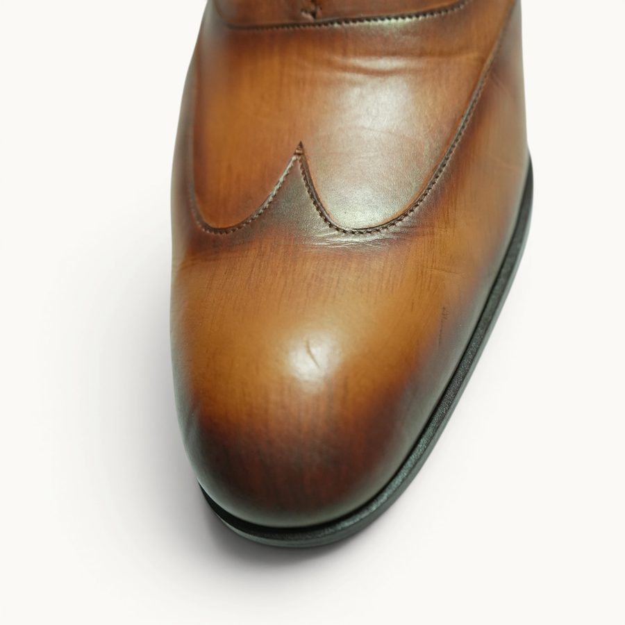MP Wingtips — Oak Patina (Calf) · Archive No.1658