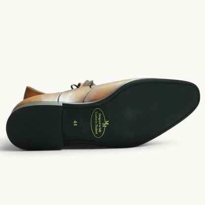 MP Wingtips — Oak Patina (Calf) · Archive No.1658