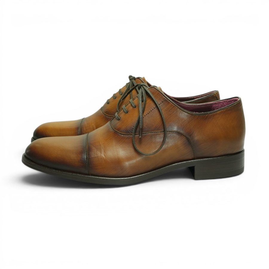 MP Captoe Oxford — Tobacco (Calf) · Archive No.1679