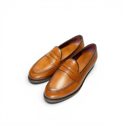 ML Penny Loafer — Oak Patina · Archive No.1704