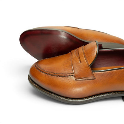 ML Penny Loafer — Oak Patina · Archive No.1704
