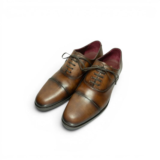 MP Captoe Oxford — Tobacco Patina (Calf) · Archive No.1705