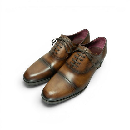 MP Captoe Oxford — Tobacco Patina (Calf) · Archive No.1711