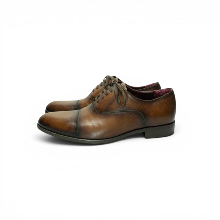 MP Captoe Oxford — Tobacco Patina (Calf) · Archive No.1711