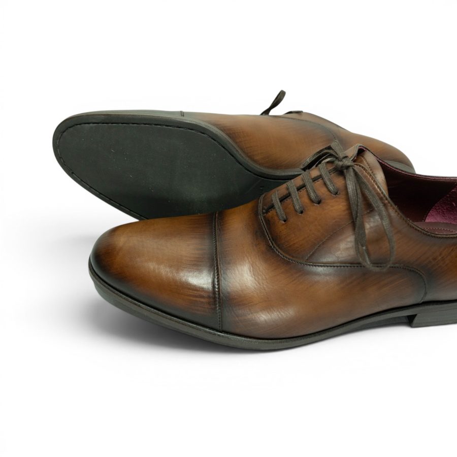 MP Captoe Oxford — Tobacco Patina (Calf) · Archive No.1711