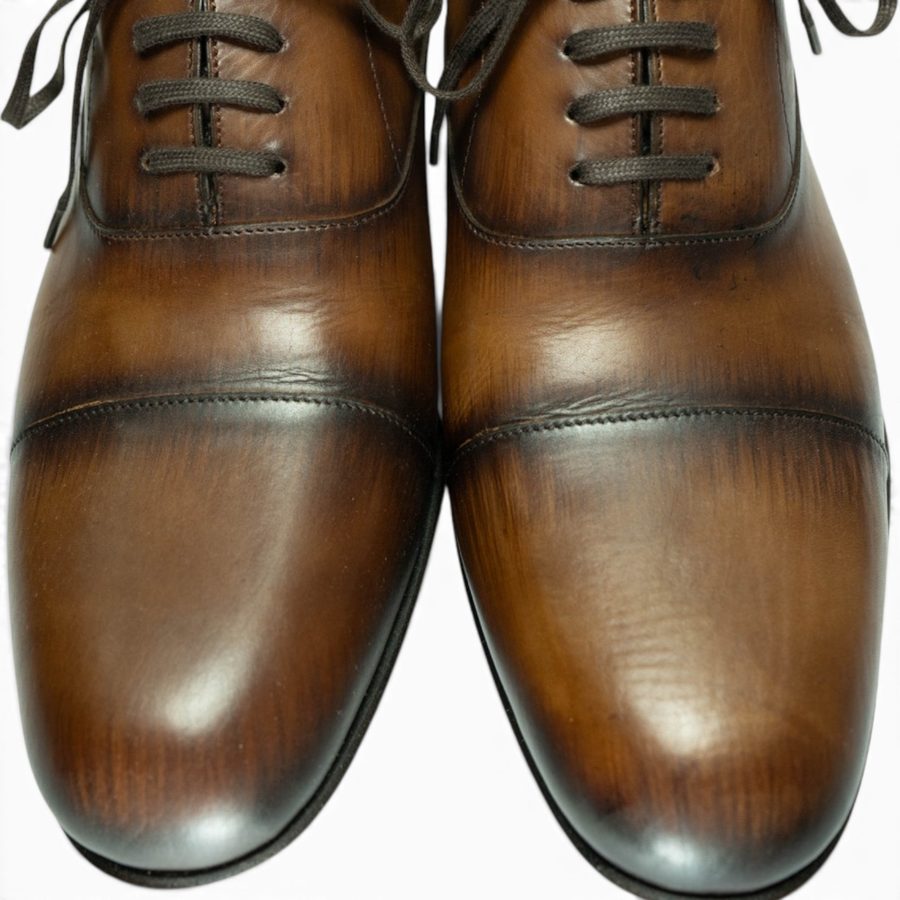 MP Captoe Oxford — Tobacco Patina (Calf) · Archive No.1711