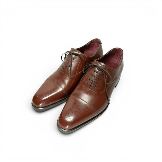 MP Captoe Oxford (Chisel) — Burgundy JPN · Archive No.1724