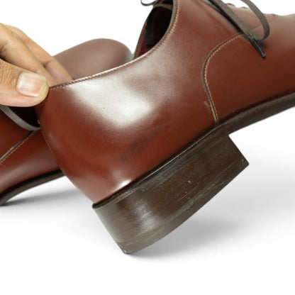 MP Captoe Oxford (Chisel) — Burgundy JPN · Archive No.1724