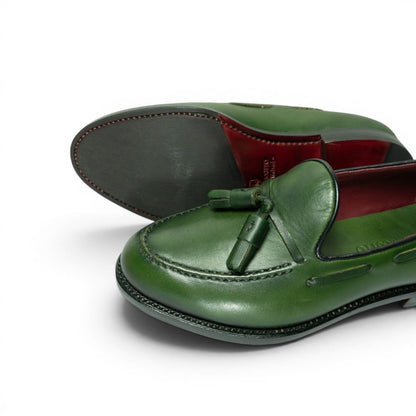 ML Tassel Loafer — Green · Archive No.1729