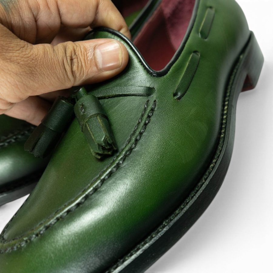ML Tassel Loafer — Green · Archive No.1729