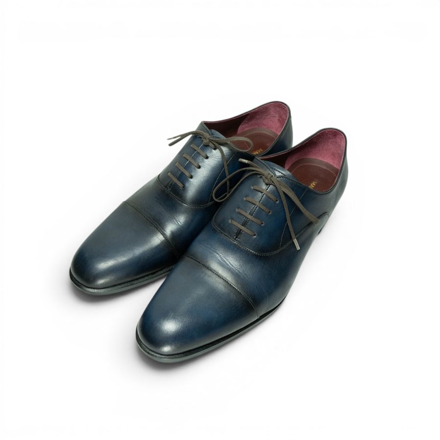 MP Captoe Oxford — Navy Patina · Archive No.1772