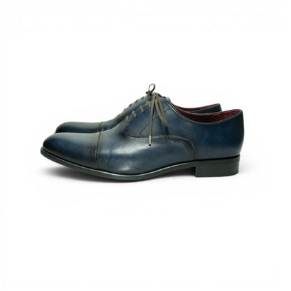MP Captoe Oxford — Navy Patina · Archive No.1772