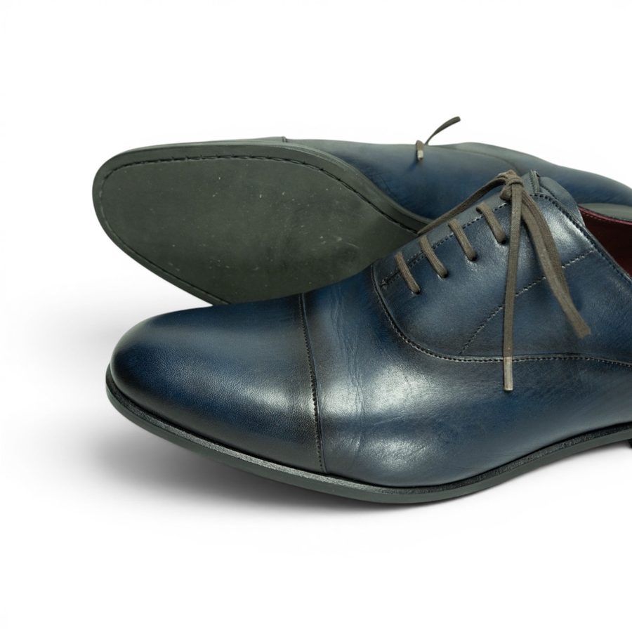 MP Captoe Oxford — Navy Patina · Archive No.1772