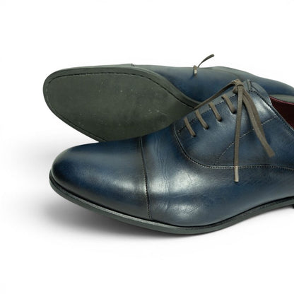 MP Captoe Oxford — Navy Patina · Archive No.1772