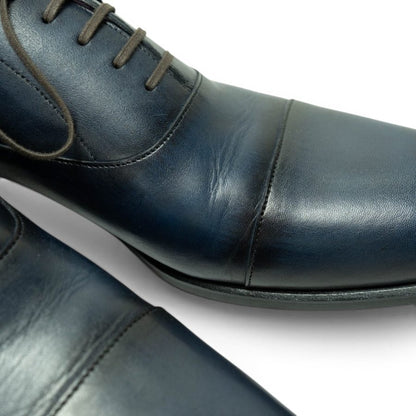 MP Captoe Oxford — Navy Patina · Archive No.1772