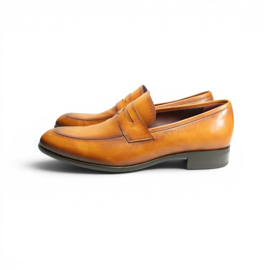 MP Penny Loafer — Oak Patina (Calf) · Archive No.1787