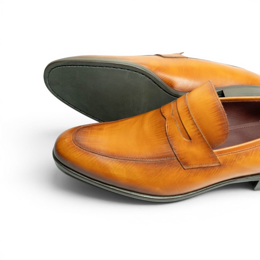 MP Penny Loafer — Oak Patina (Calf) · Archive No.1787
