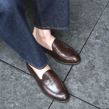 ML Full Strap Penny Loafer - Black, Brown