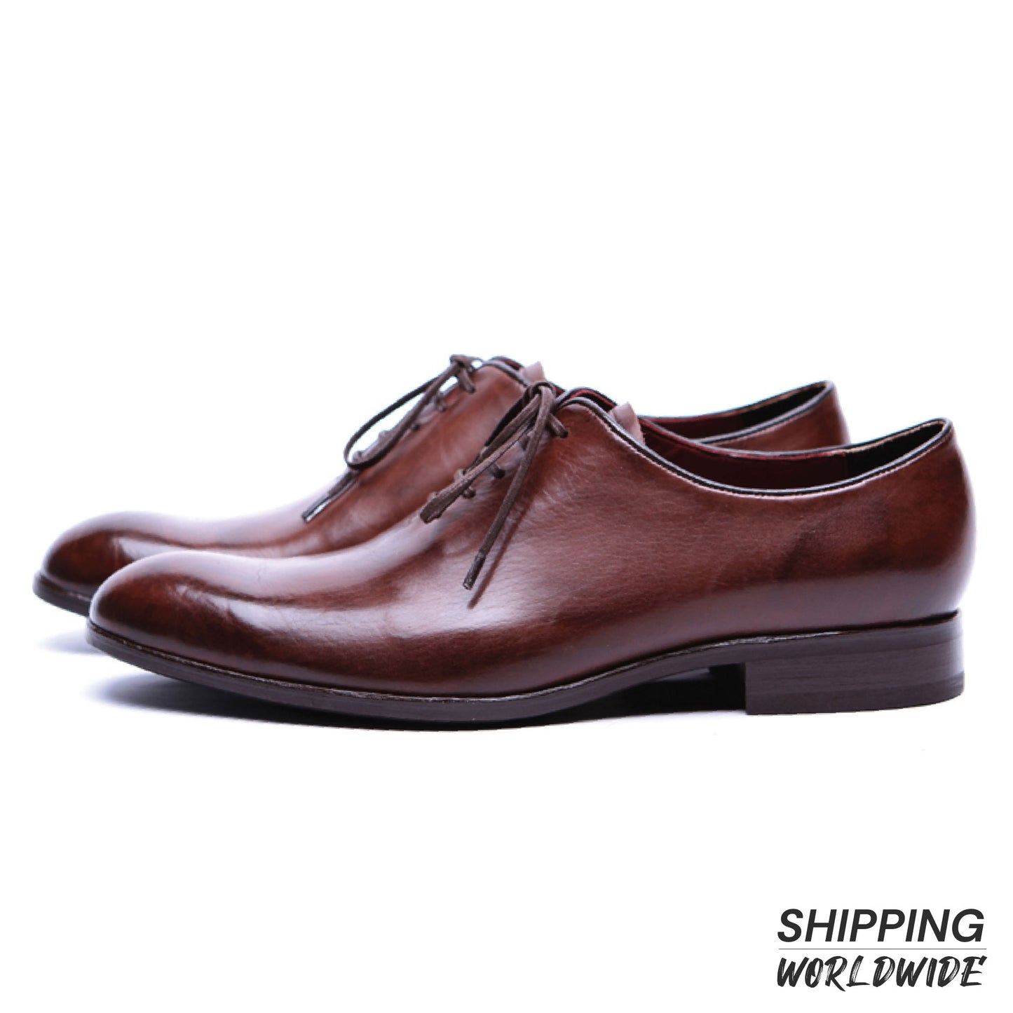 Masterpiece Wholecut Oxford - Brown (Calfskin)