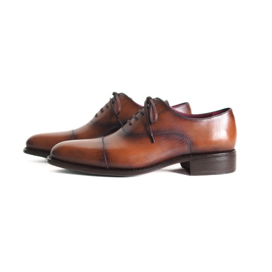 Chisel GYW Masterpiece Captoe Oxford New - Tobacco (Calfskin)