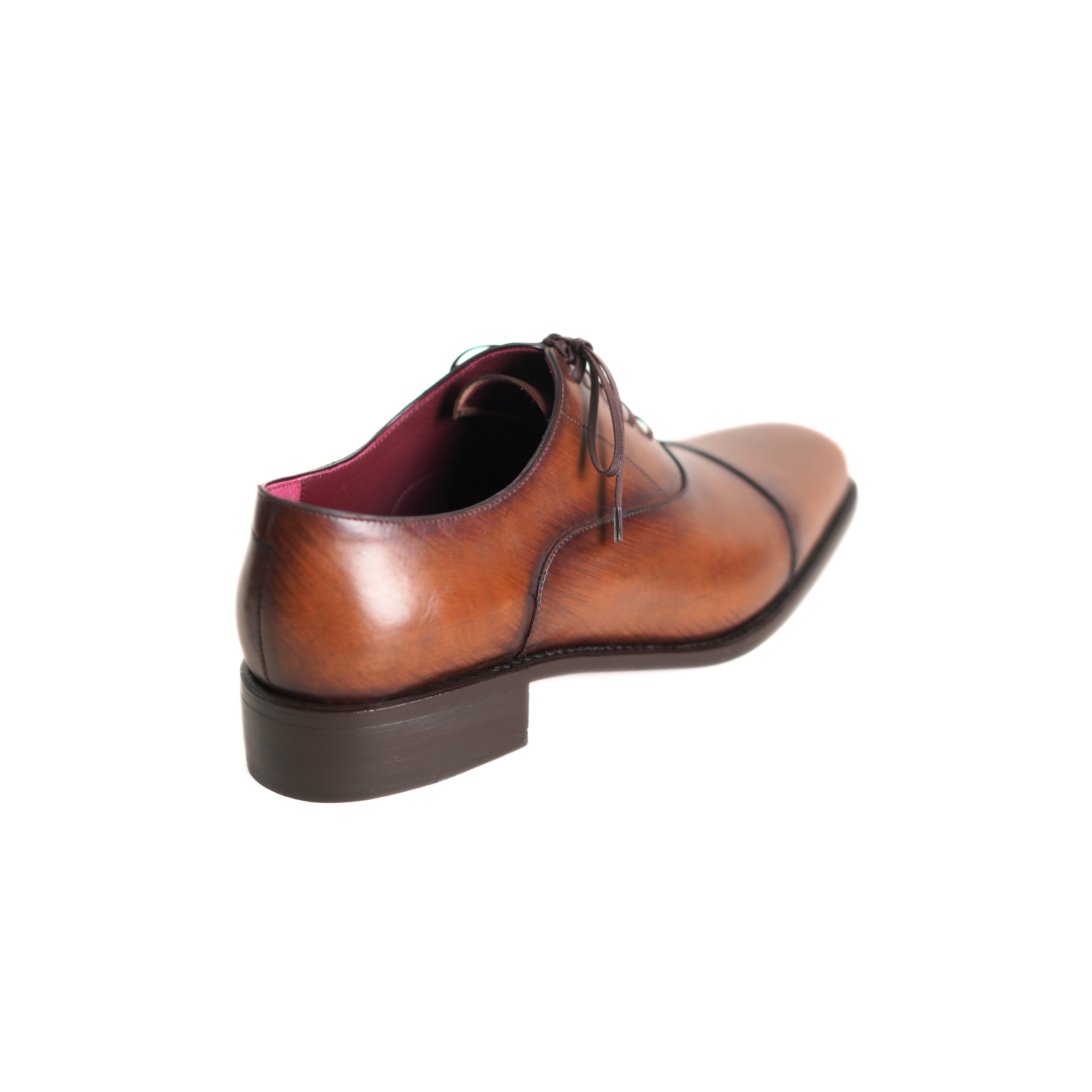 MTO] Chisel GYW Masterpiece Captoe Oxford New - Tobacco