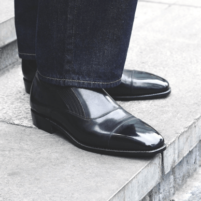 Lazy Man (Hand-Welted) - Black, Brown