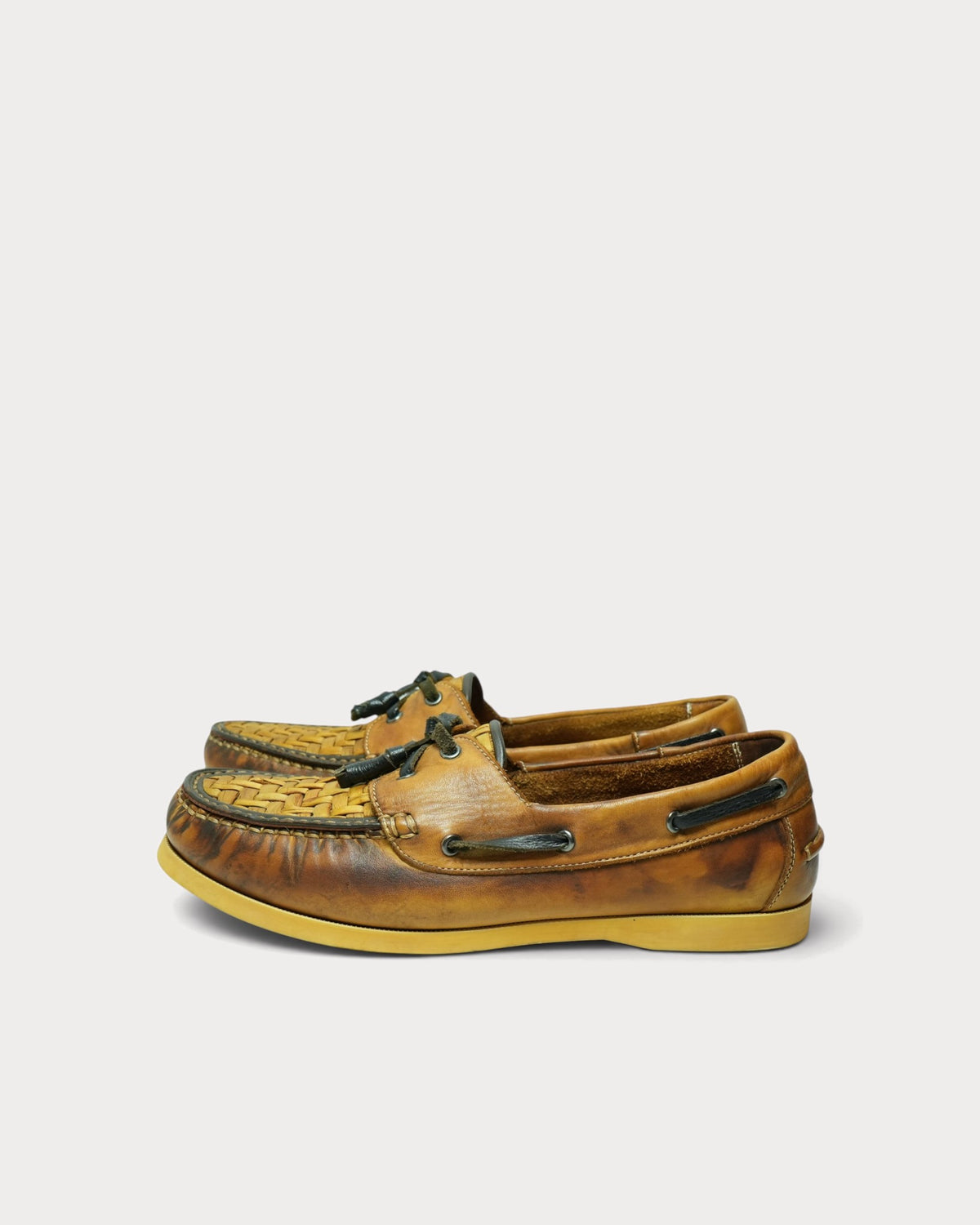 Wicker Boat Shoes · Tan · Archive No.0932
