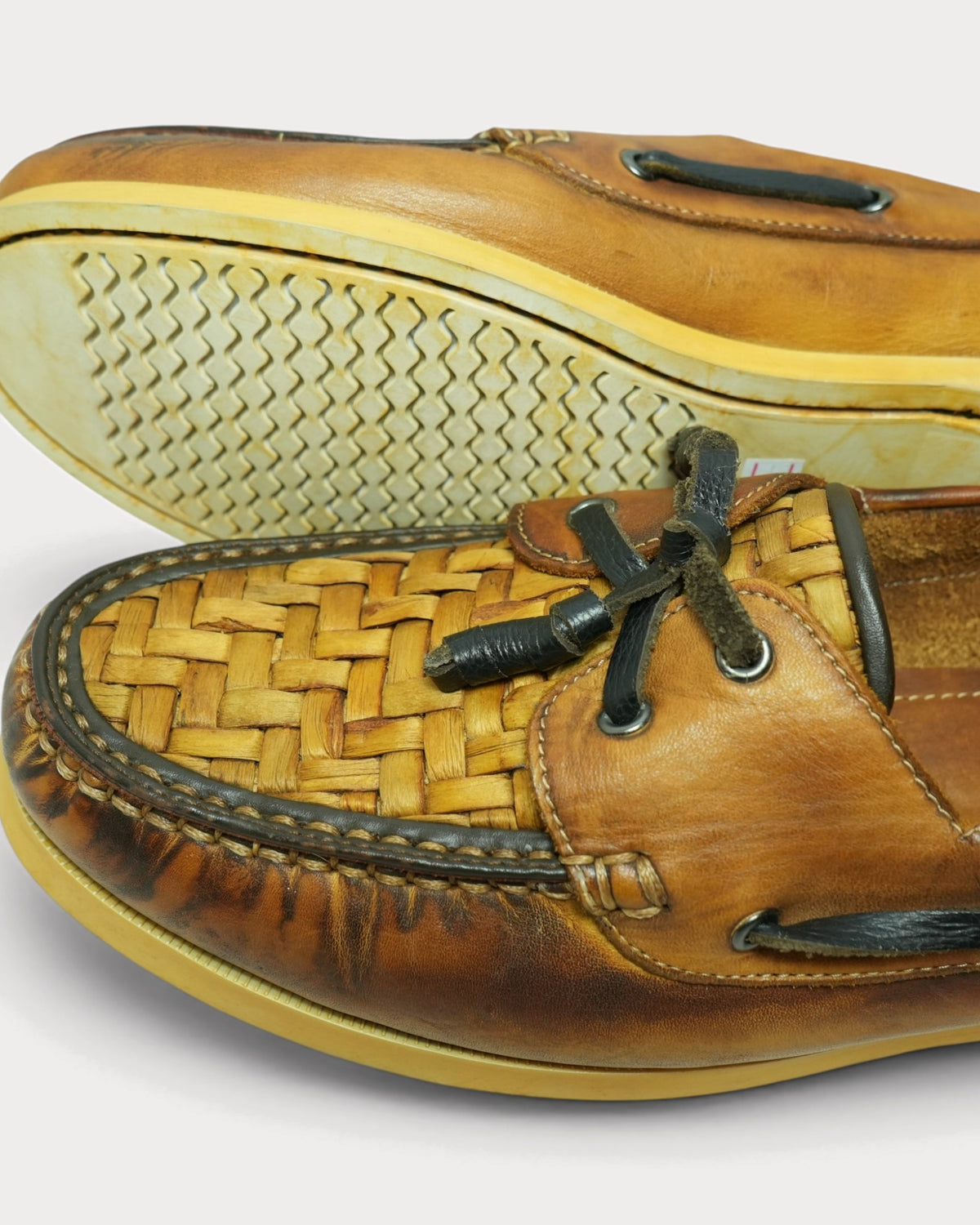 Wicker Boat Shoes · Tan · Archive No.0932